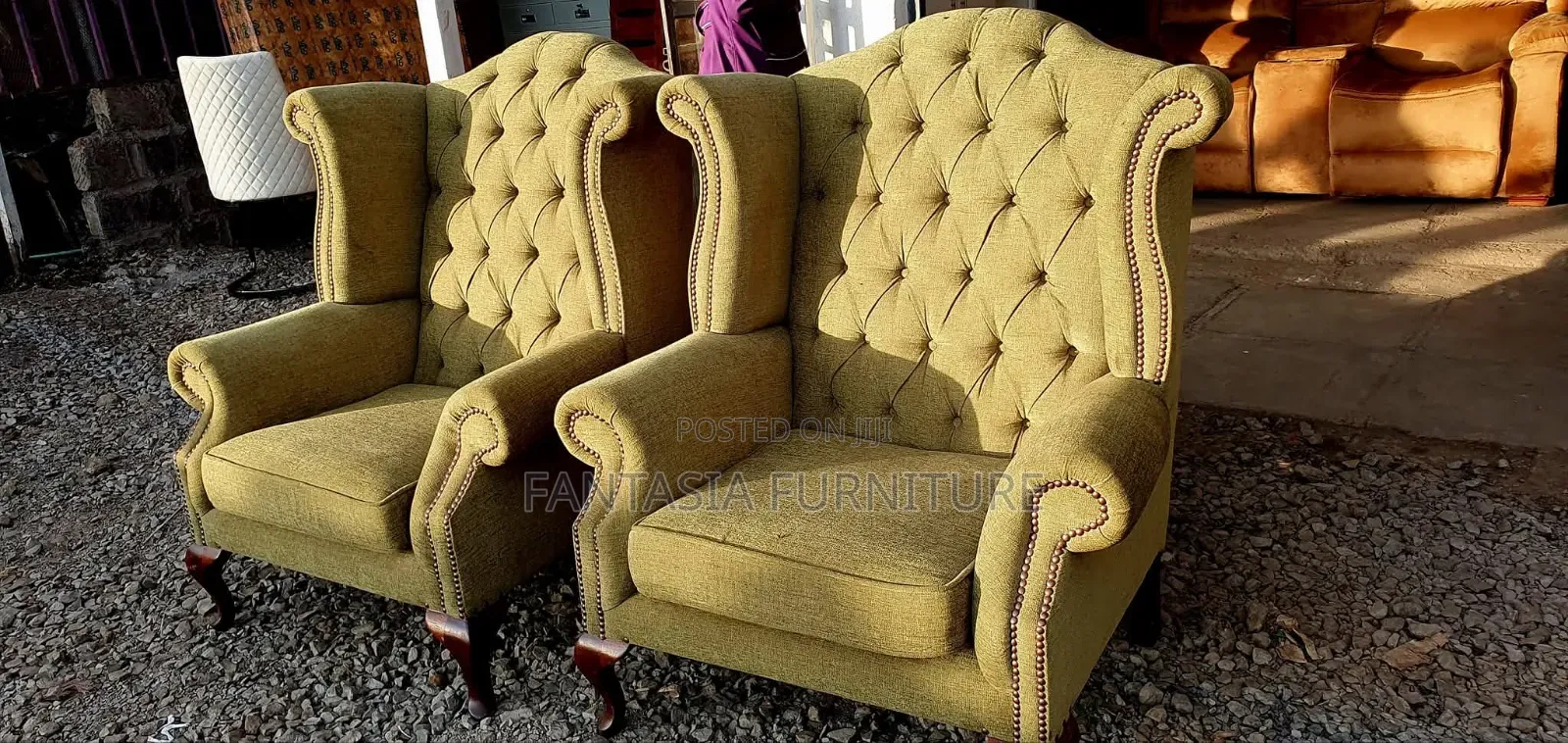 Green Armchair Brand New