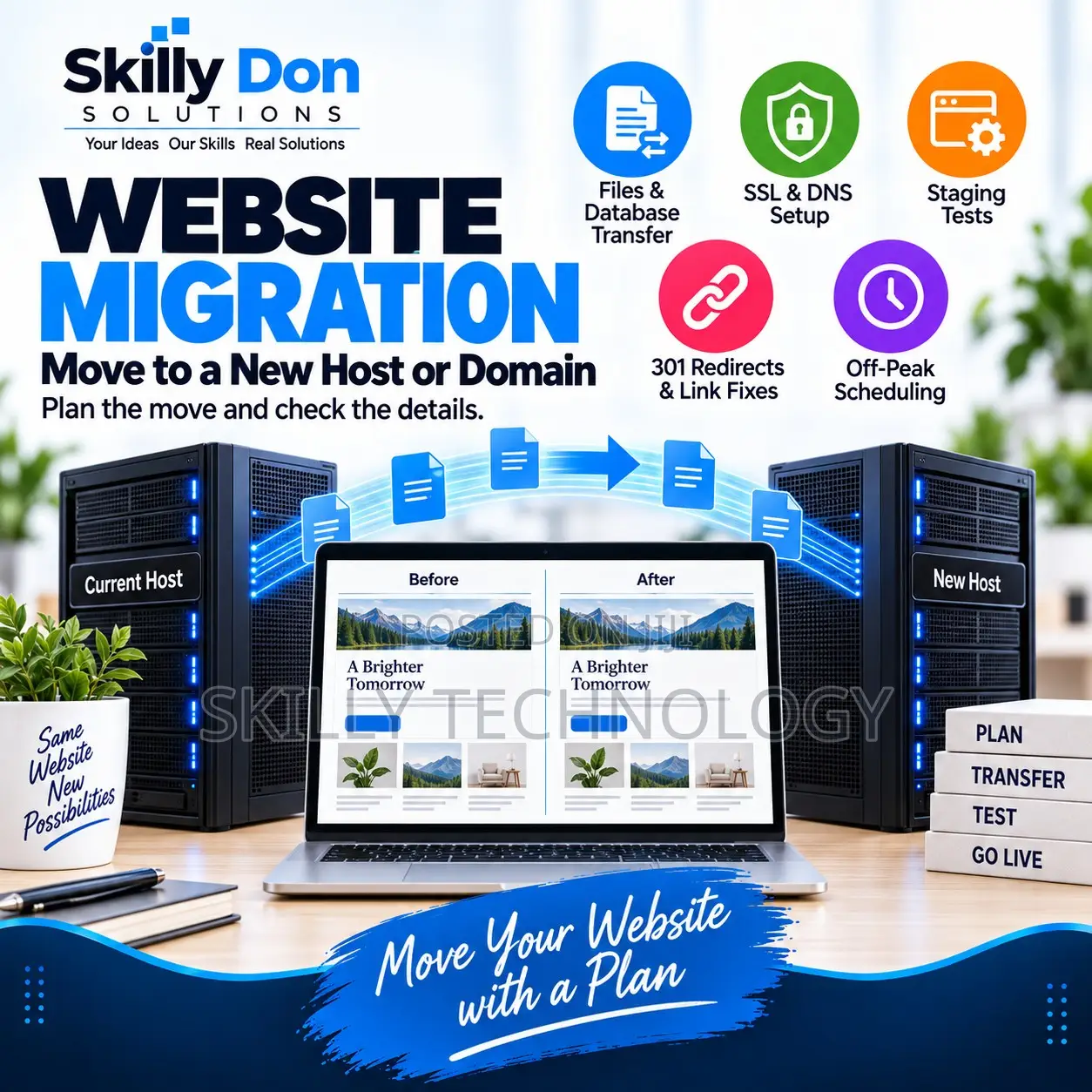 Website Migration (New Host or New Domain)