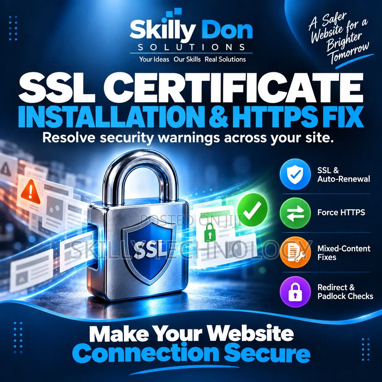 SSL Certificate Installation HTTPS Fix