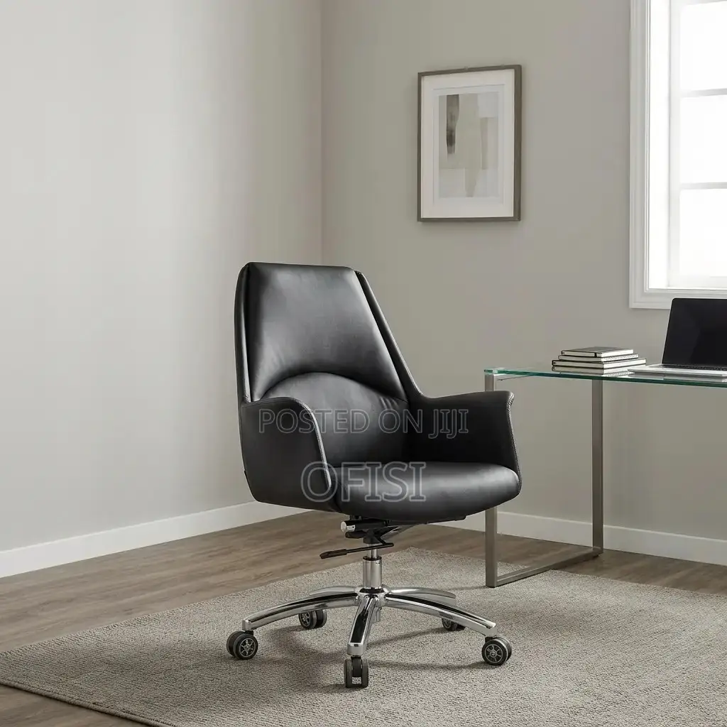 Office Chair; Ergonomic Executive Leather Chair