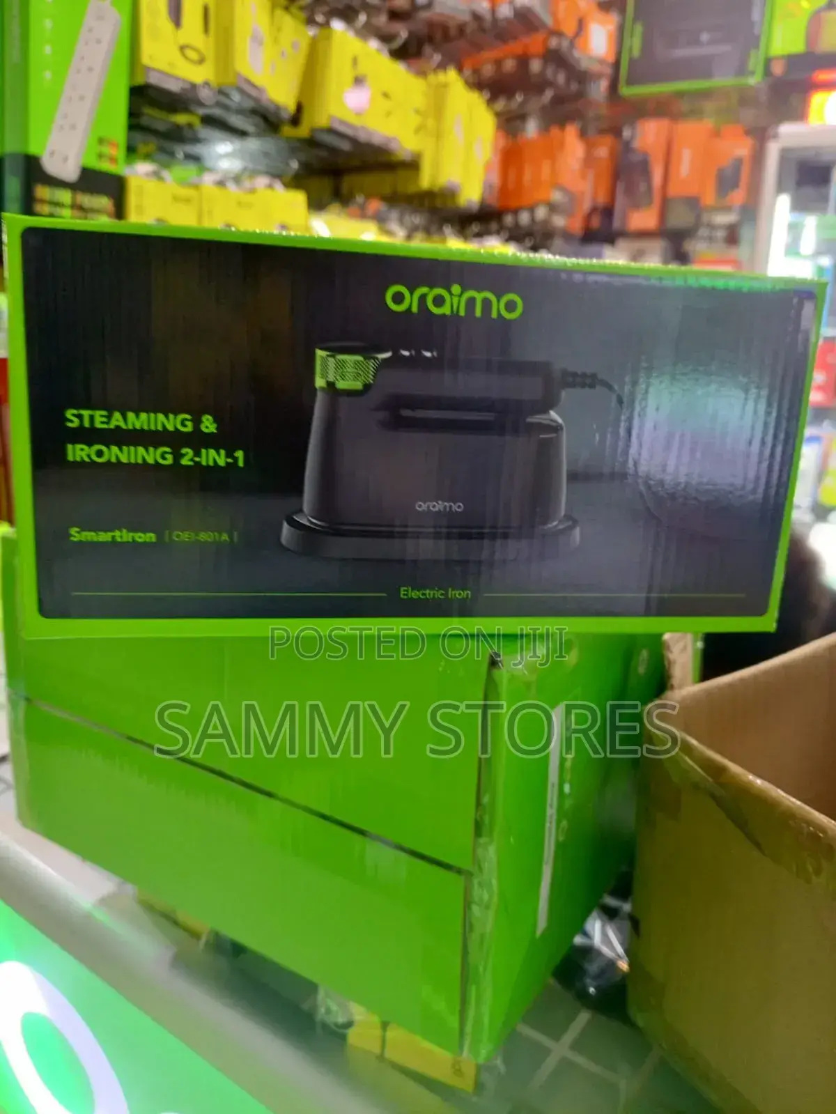 Oraimo Smart Electric Iron 1740W With 6 Steam Levels