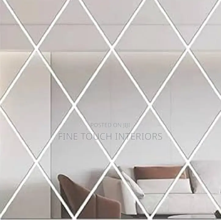 Modern Diamond Acrylic Wall Mirror