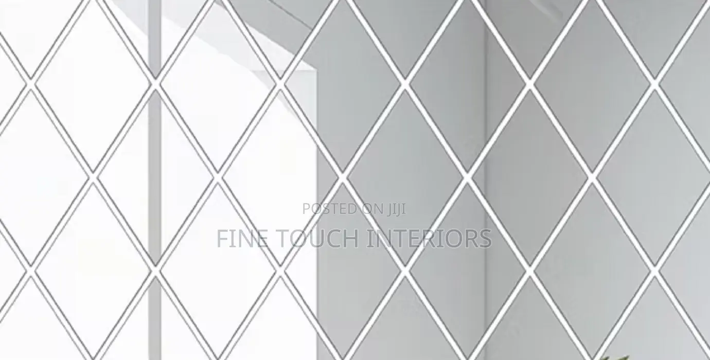 Modern Diamond Acrylic Wall Mirror