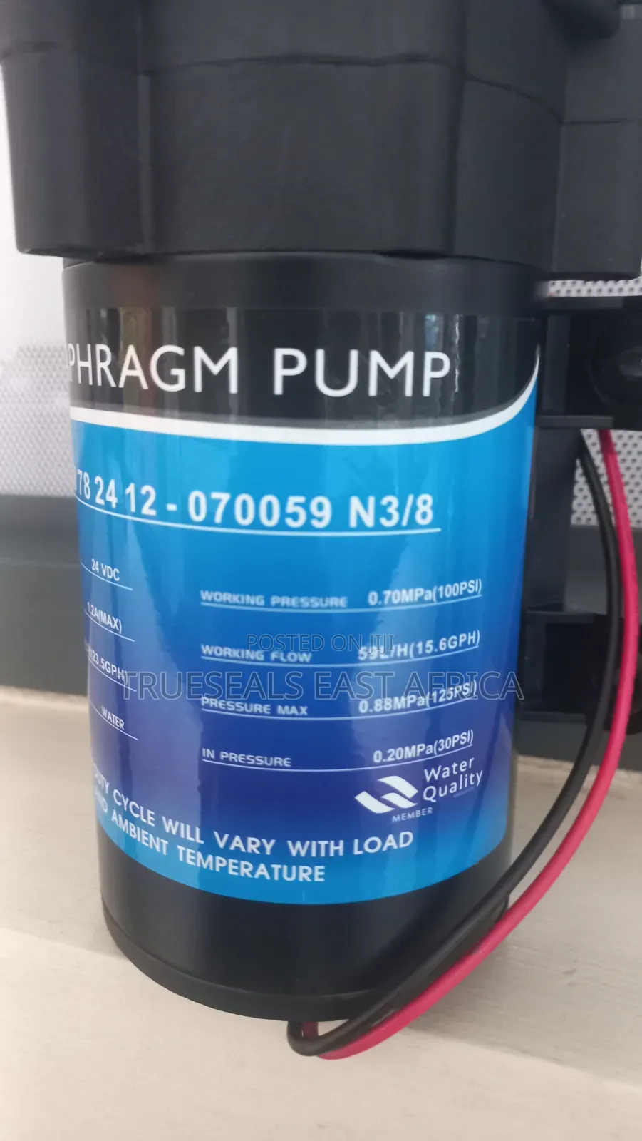 Mini RO Booster Diaphragm Water Pump