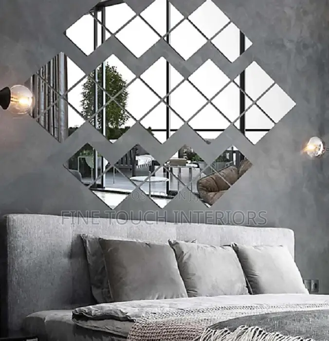 Radiant Diamond Acrylic Wall Mirrors