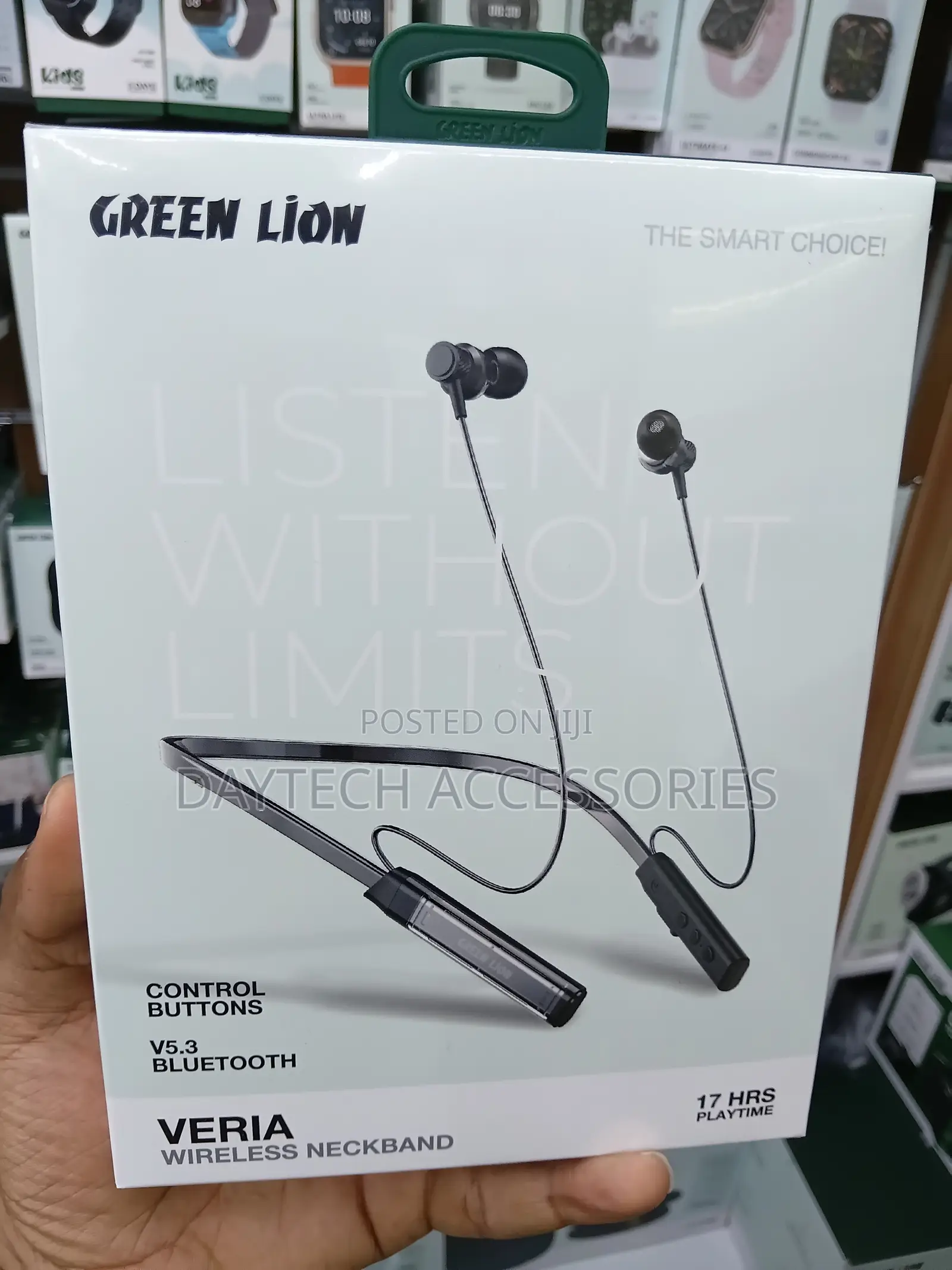 The Green Lion Veria Wireless Neckband Bluetooth 5.3.