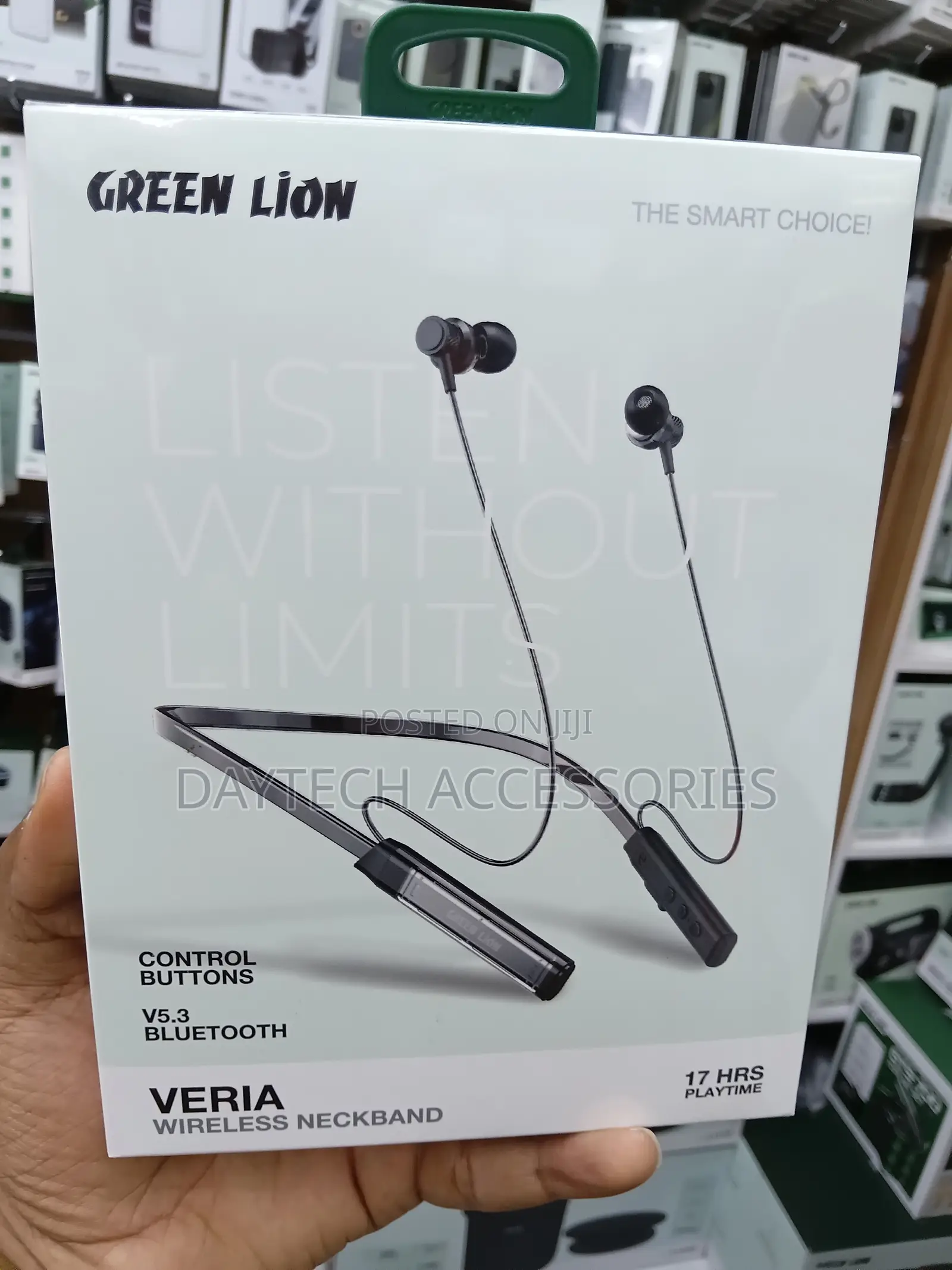 The Green Lion Veria Wireless Neckband Bluetooth 5.3.