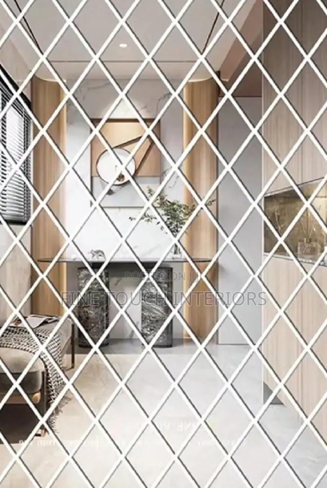 Diamond Acrylic Wall Decor for Hotels Restaurants