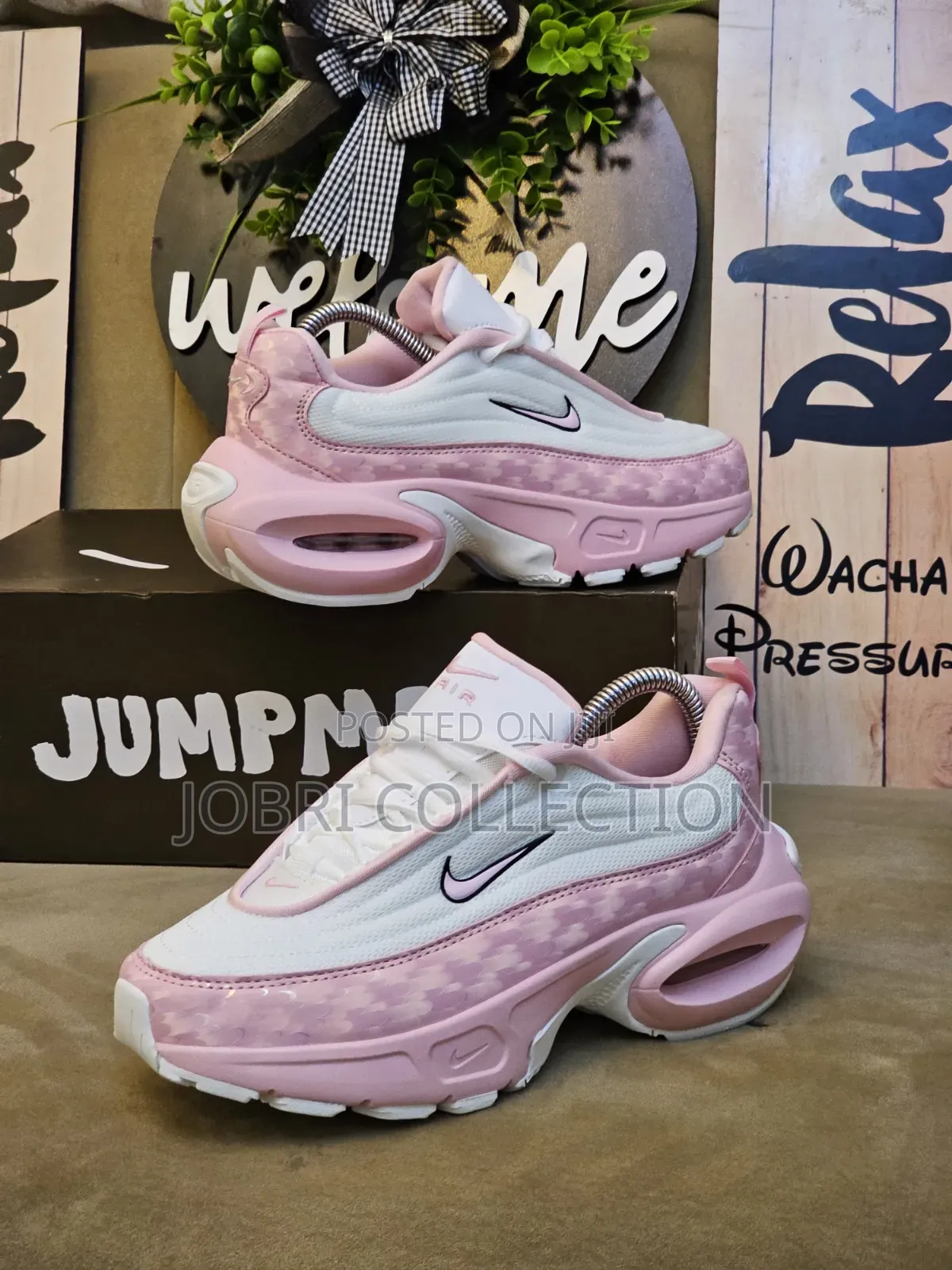 Ladies Nike Portal Pink Sneakers