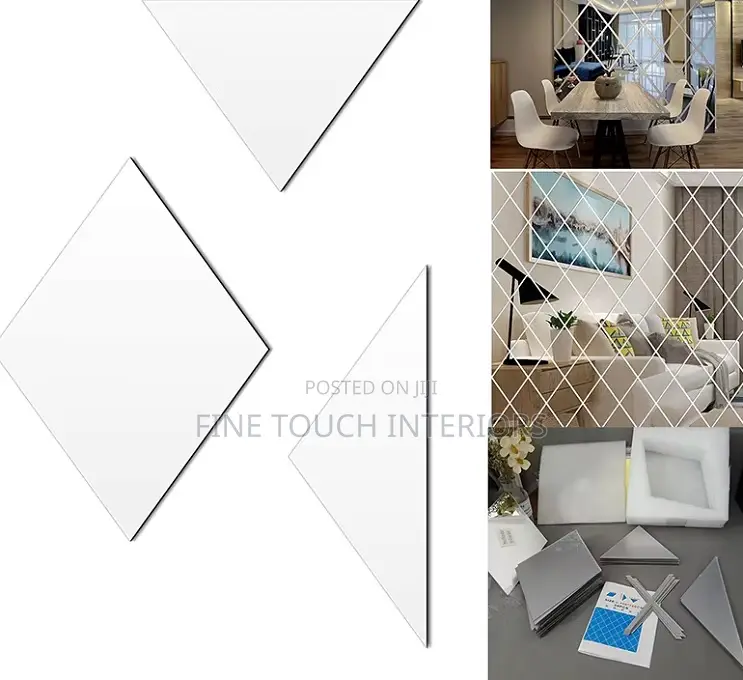 Diamond Illusion Acrylic Wall Mirrors