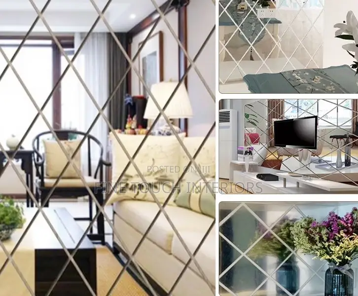 Diamond Illusion Acrylic Wall Mirrors