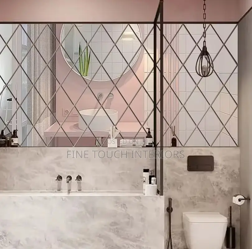 Diamond Acrylic Wall Mirrors- Diamond Mirrors