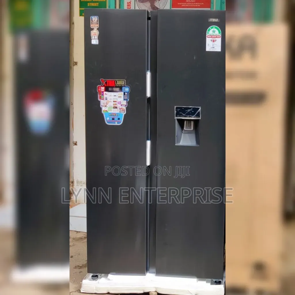 Mika Fridge 595Litres Side by Side With Dispenser Refrigerator 