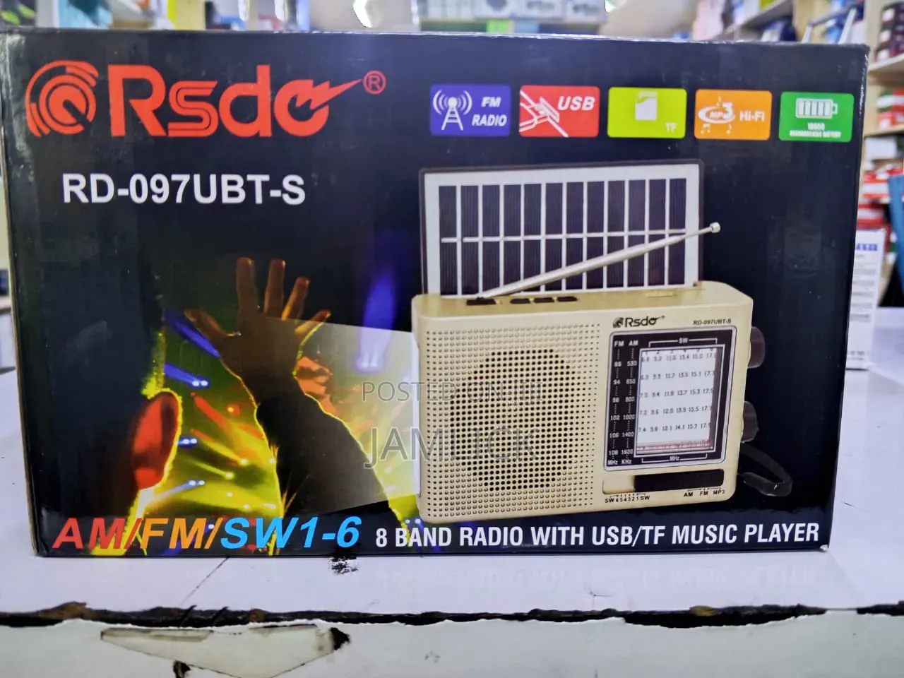 RSD 8-Band Radio With USB/TF –Aw