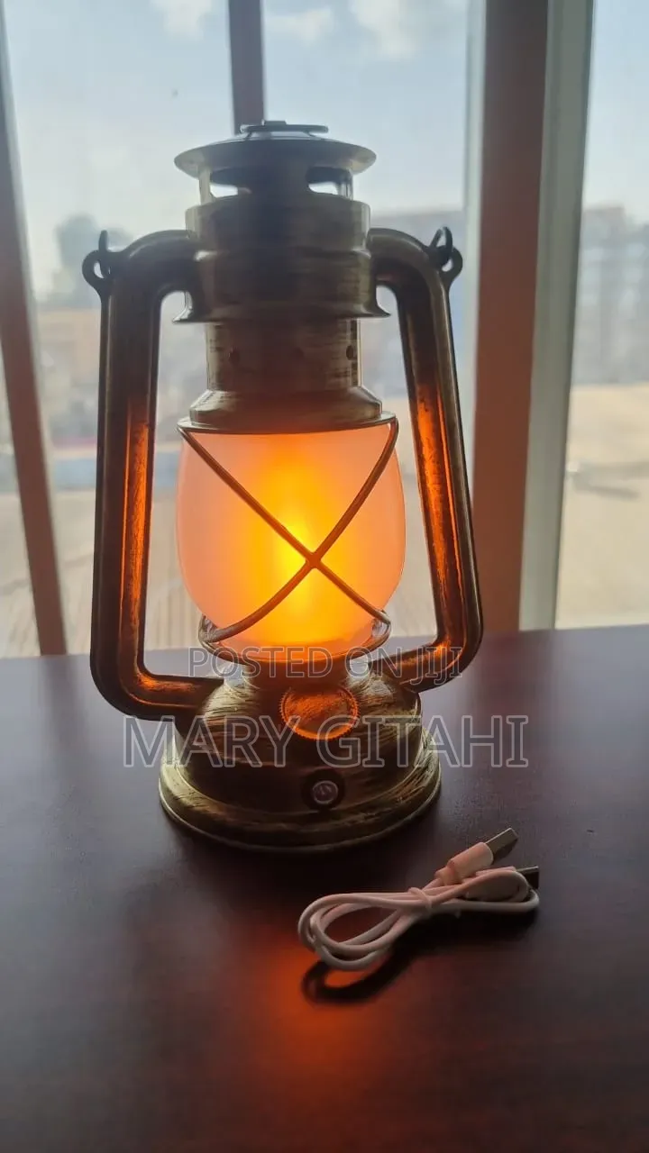 Rechargable Vintage 35cm LED LANTERN LAMP