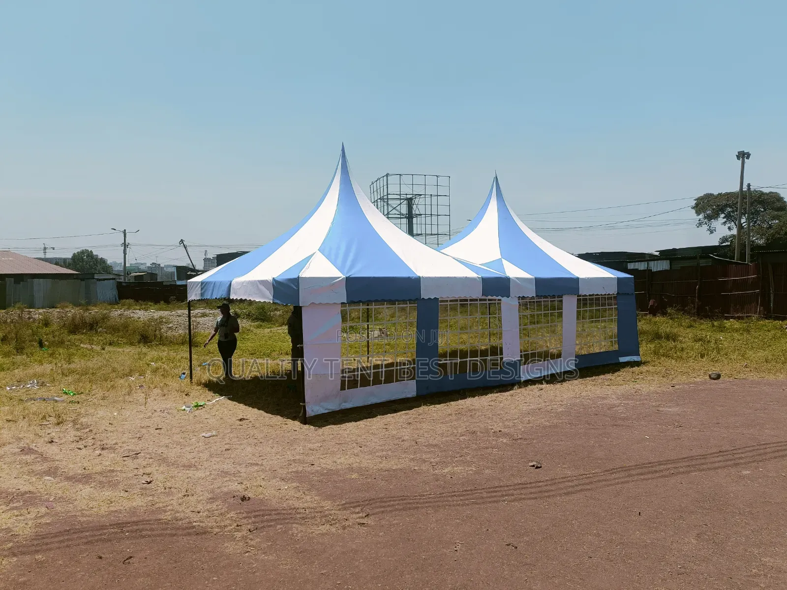 100 Seater High Peak Tent | Heavy Duty a-Plus PVC