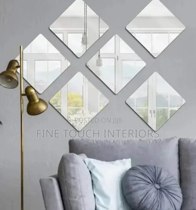 Diamond Acrylic Decor Mirrors for Apartments