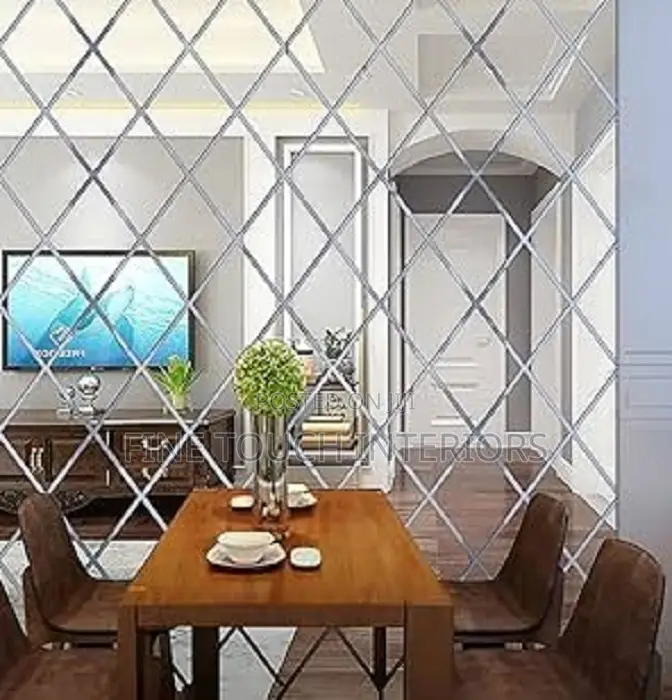 Diamond Acrylic Decor Mirrors for Apartments