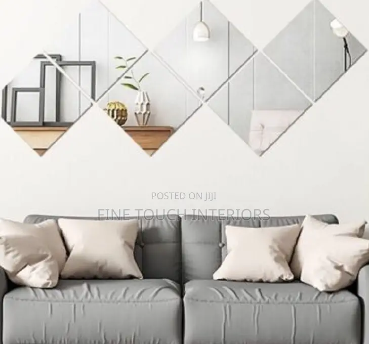 Diamond Elegant Acrylic Wall Decor Mirrors