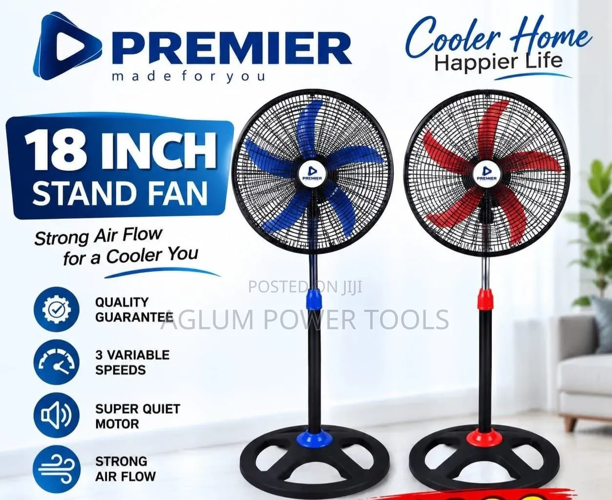 Premier Stand Fan 18 Inches