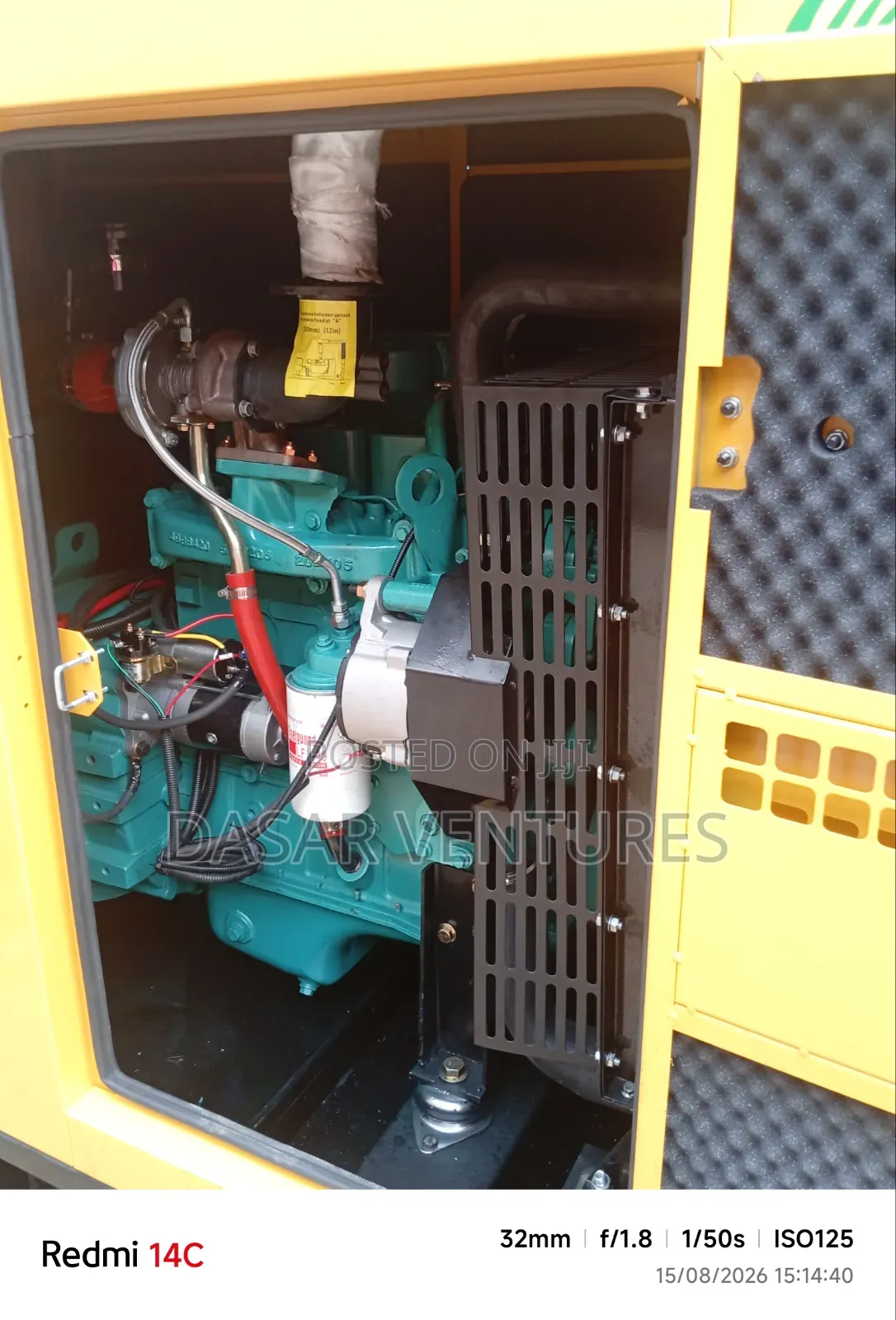 Cummins Generator 62.5kva-Mint Condition
