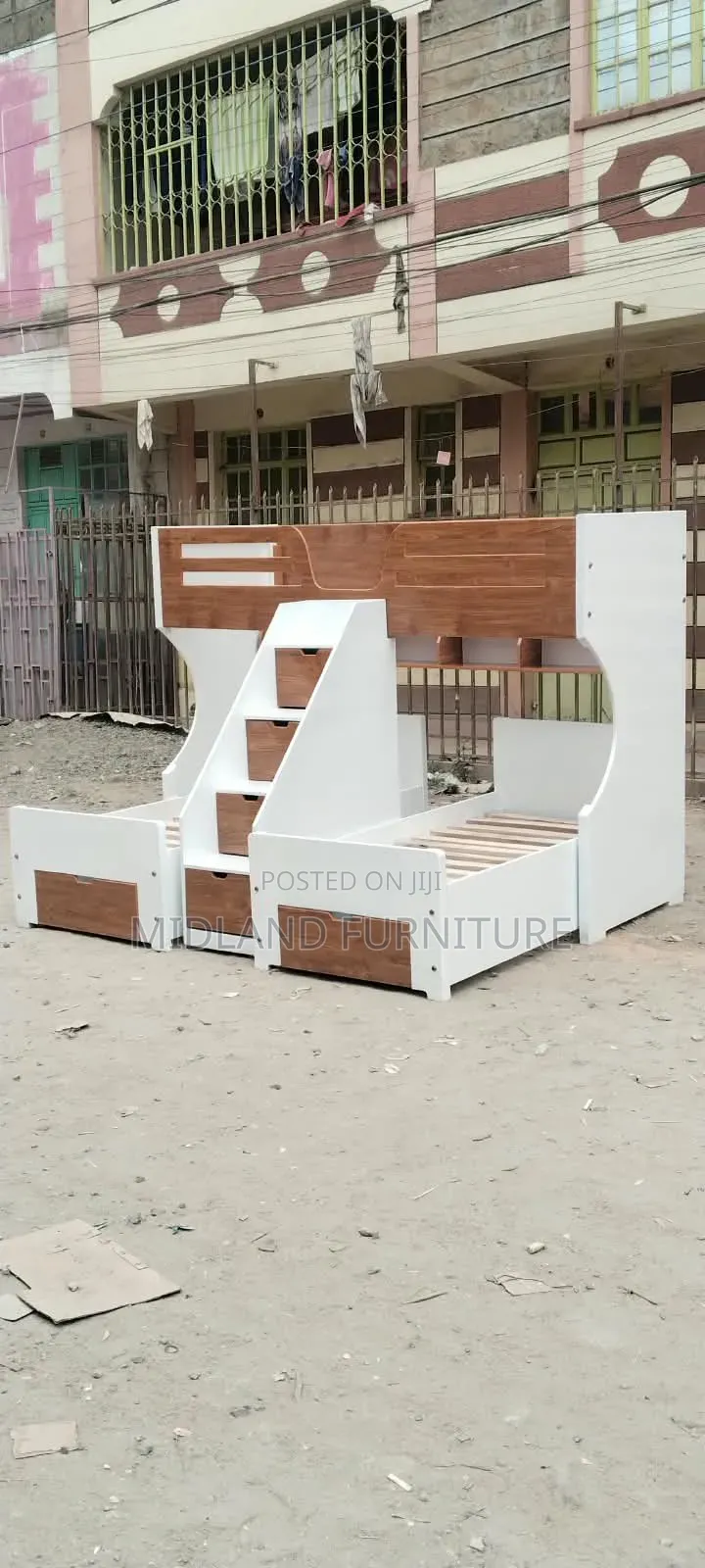 Children's Triple Decker Bunk Bed With Storage Available on Order