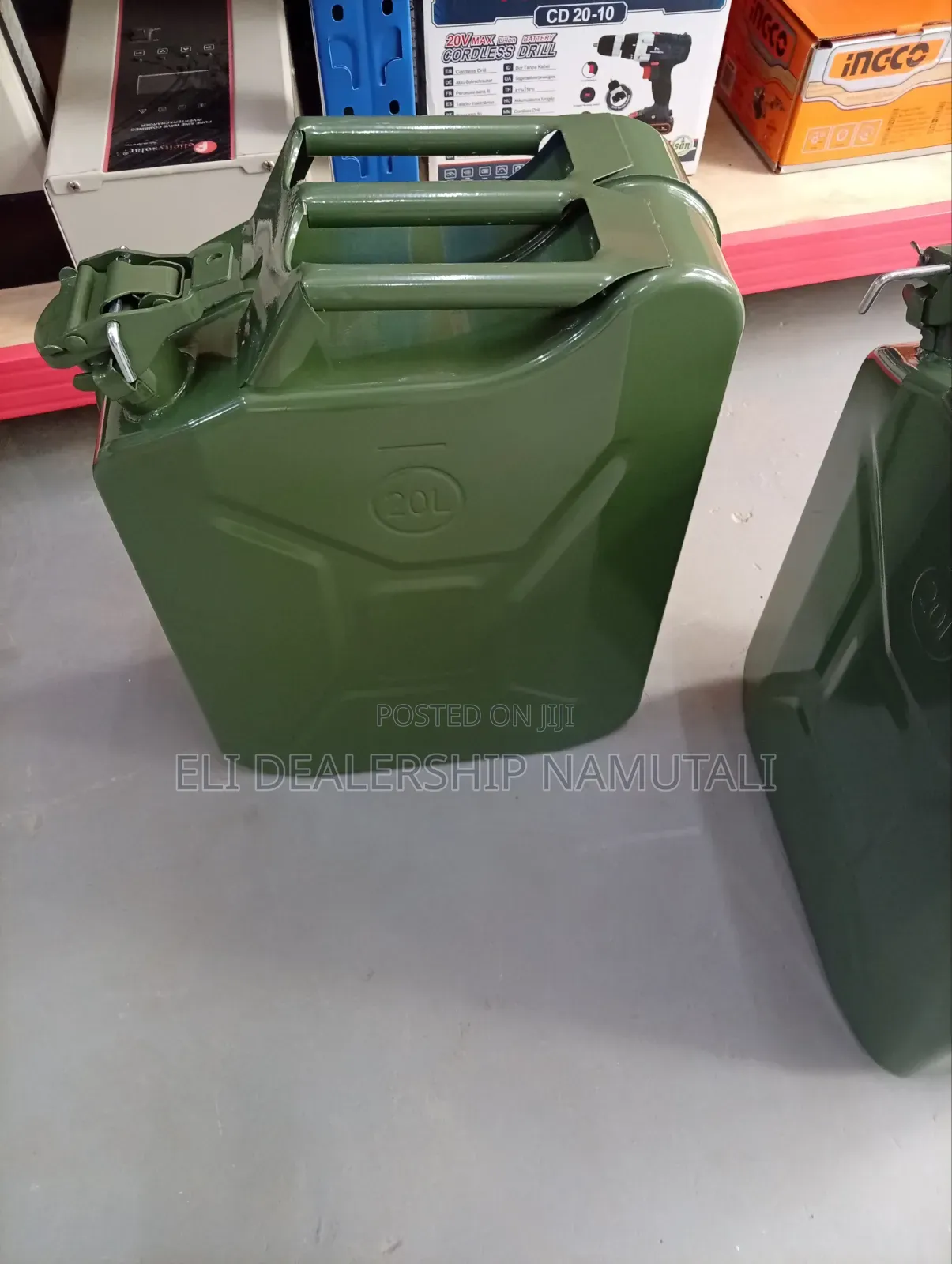 20 Litre Metal Jerry Can – Petrol Diesel Storage Container