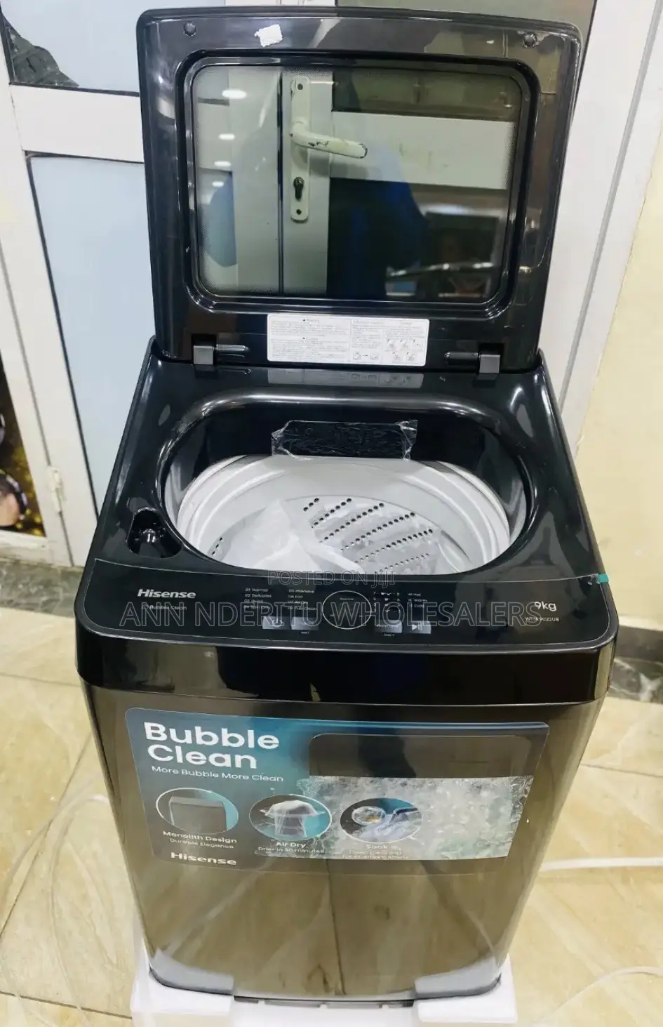 Top Loader New Hisense Top 9kgs Washing Machine