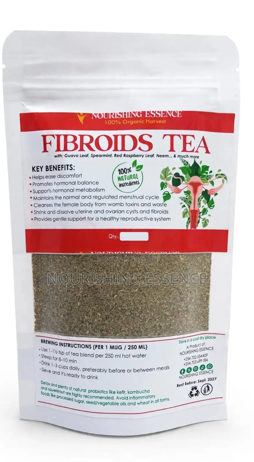 Fibroids Care Capsules and Tea Blend