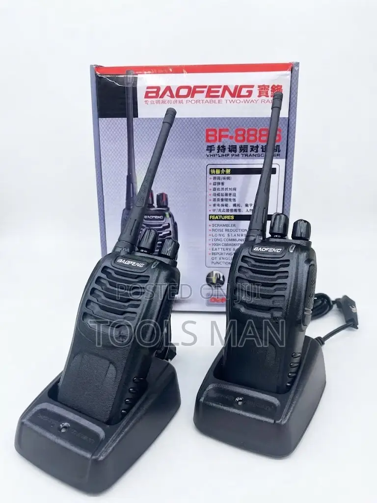 Baofeng BF-888S Two-Way Radio 2pc Set. Walkie Talkie