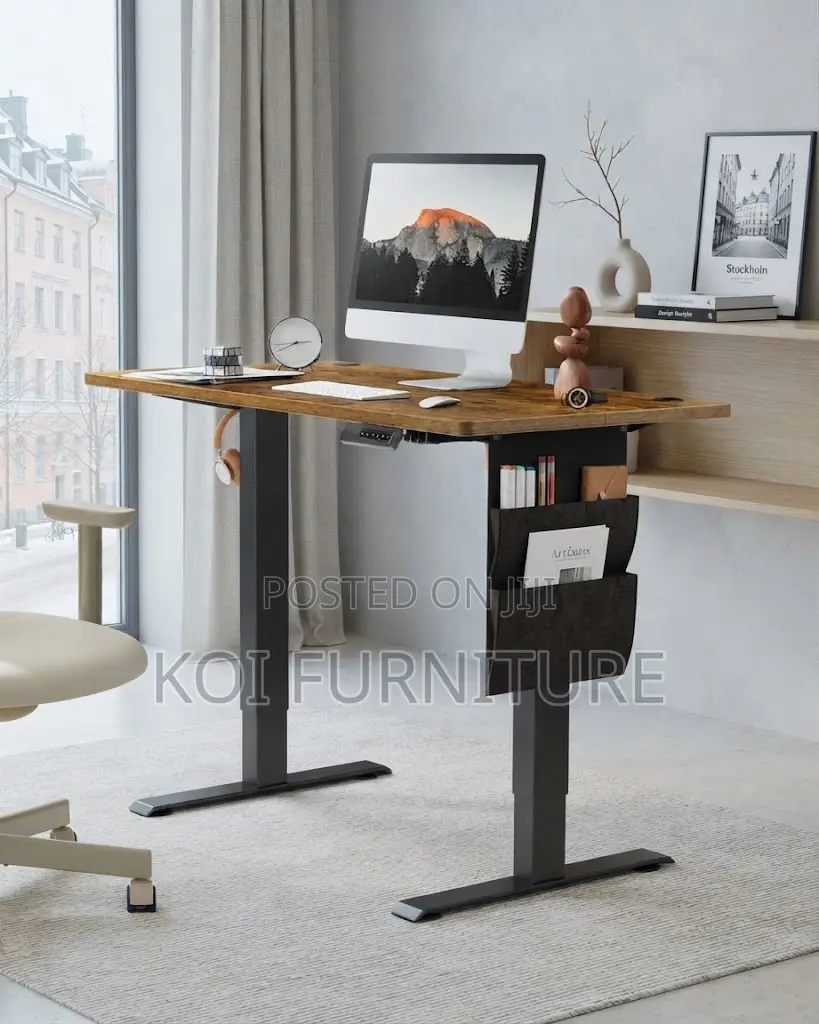 Office Desk; 1200MM White Ergonomical Office Electric Gaming Table
