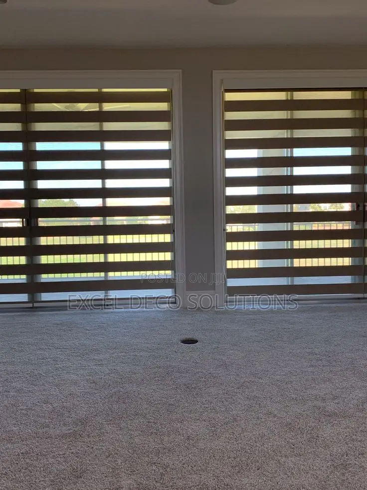 Blackout Zebra Blinds | Room Darkening Dual Layer Window Shades