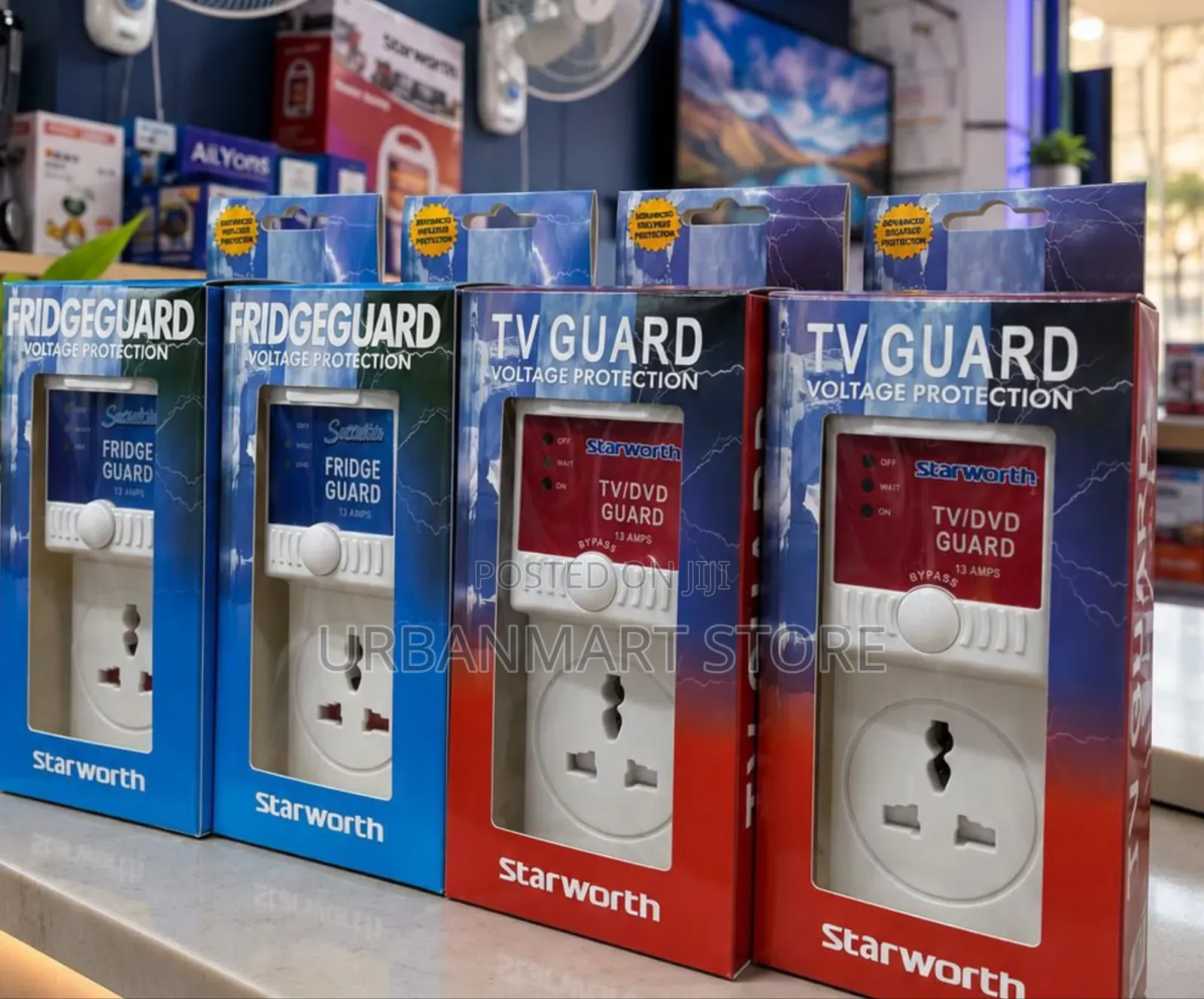 13A Power Guard for TV and Fridge