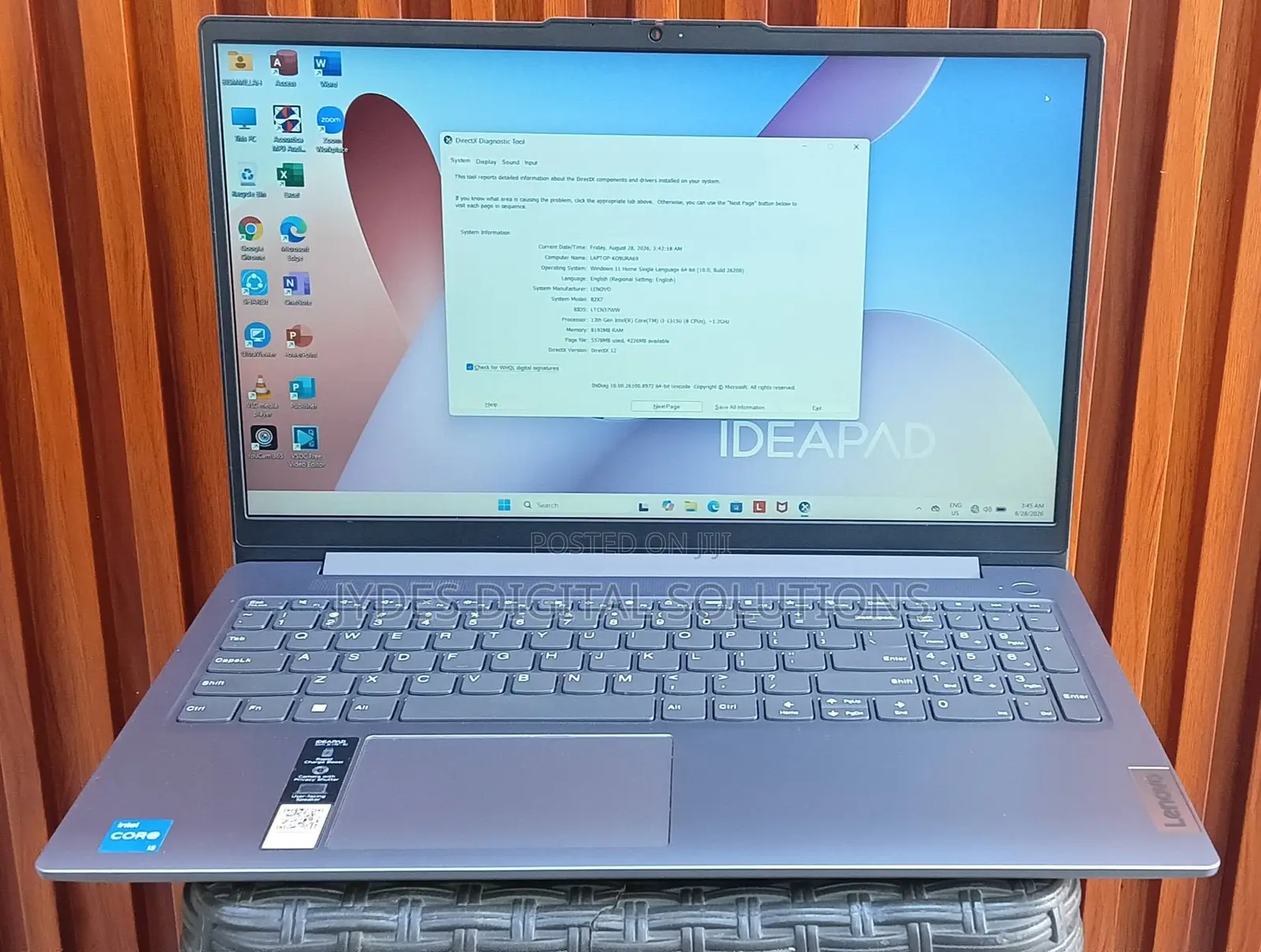 Laptop Lenovo Ideapad 3 8GB Intel Core i3 SSD 512GB