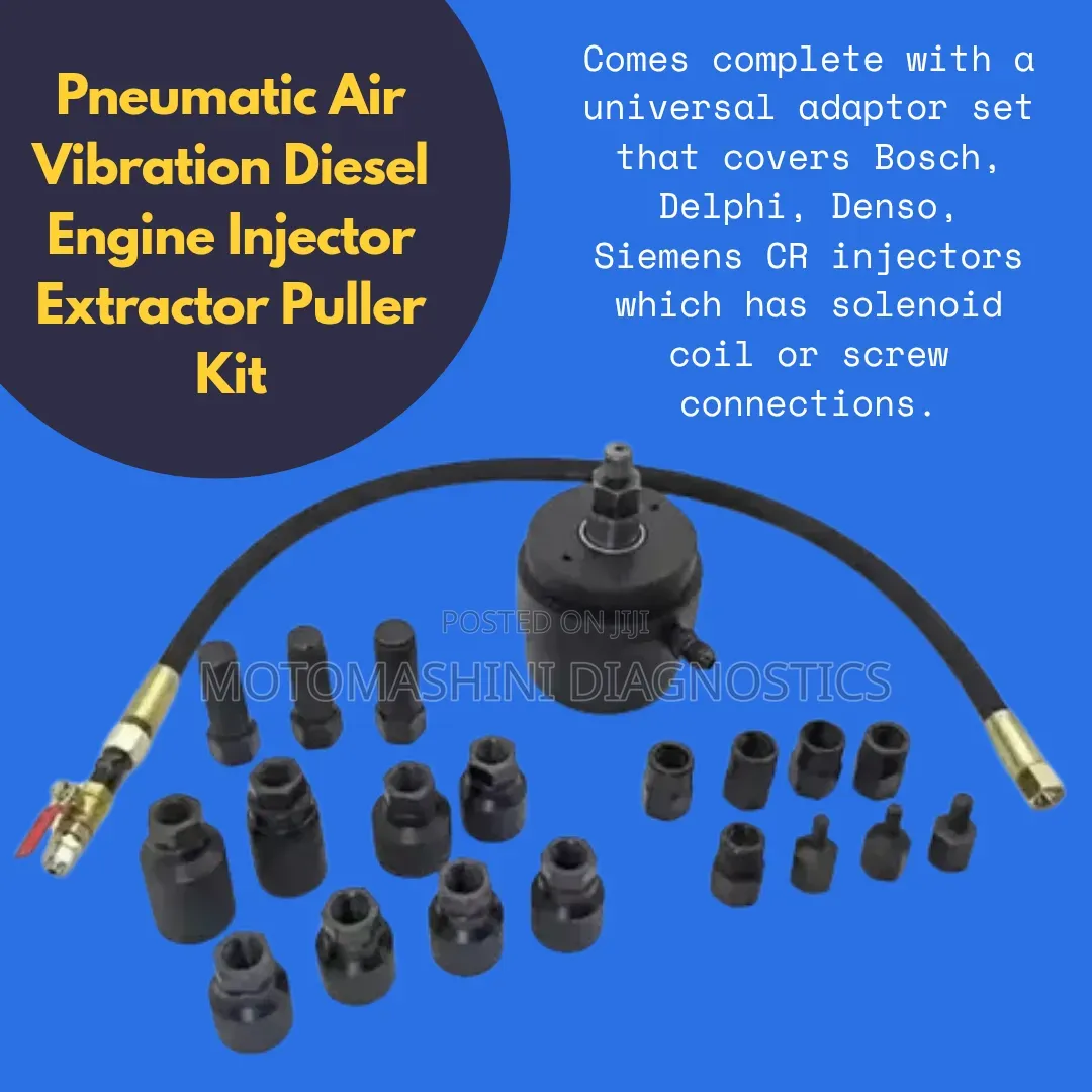 Pneumatic Air Diesel Engine Injector Remover Extractor Puller Kit