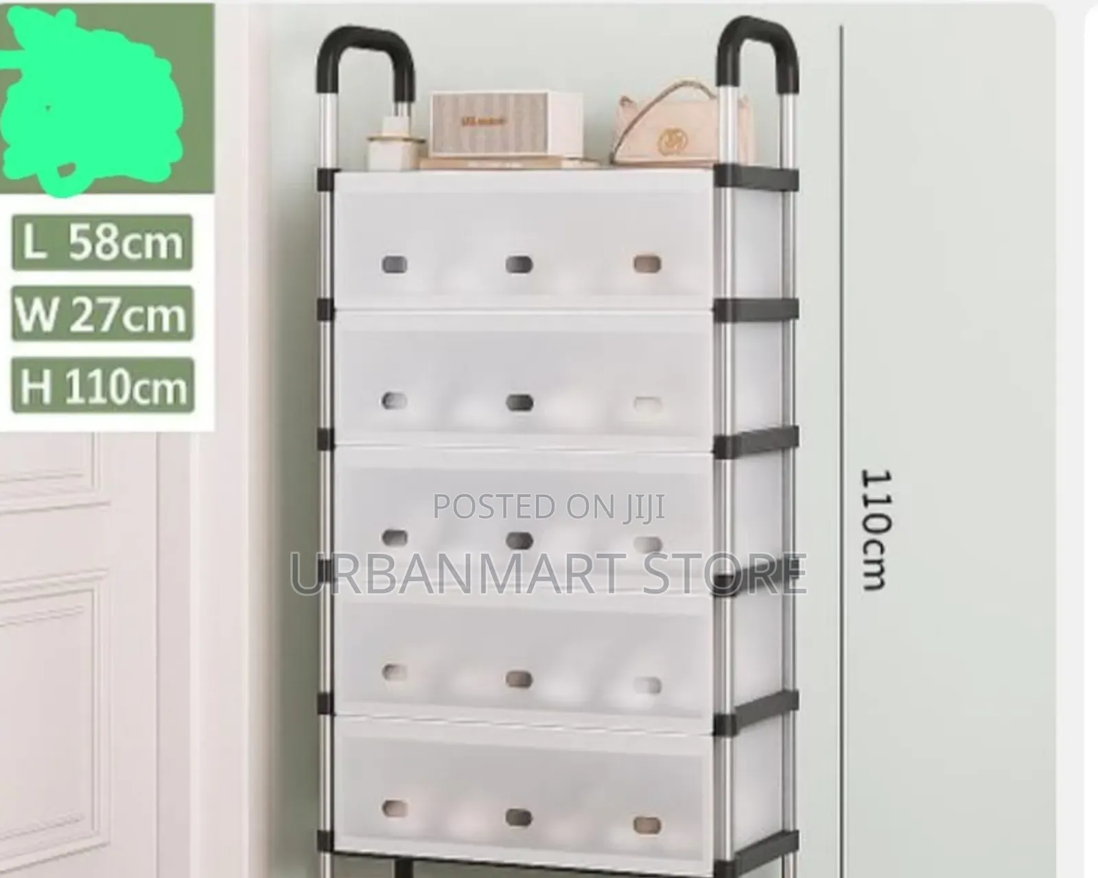 Closed 7 Layer Shoe Rack – Space Saving Storage