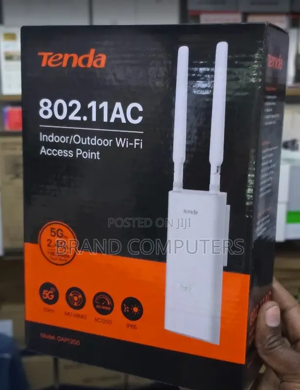 Dual Band Tenda Oap 1200 2.4g 5g Outdoor Wireless Access Point