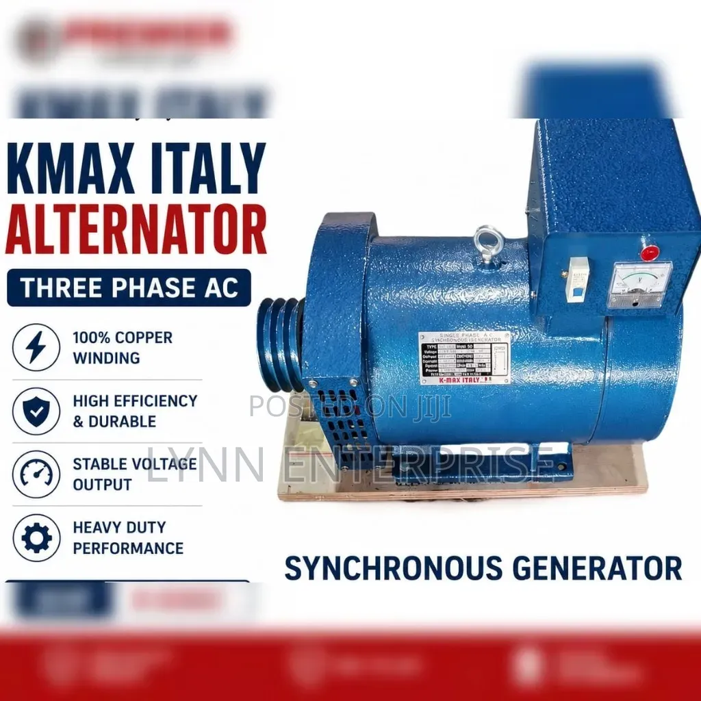 Kmax Italy Alternator 3 Phase AC /Synchronous Generator 15hp