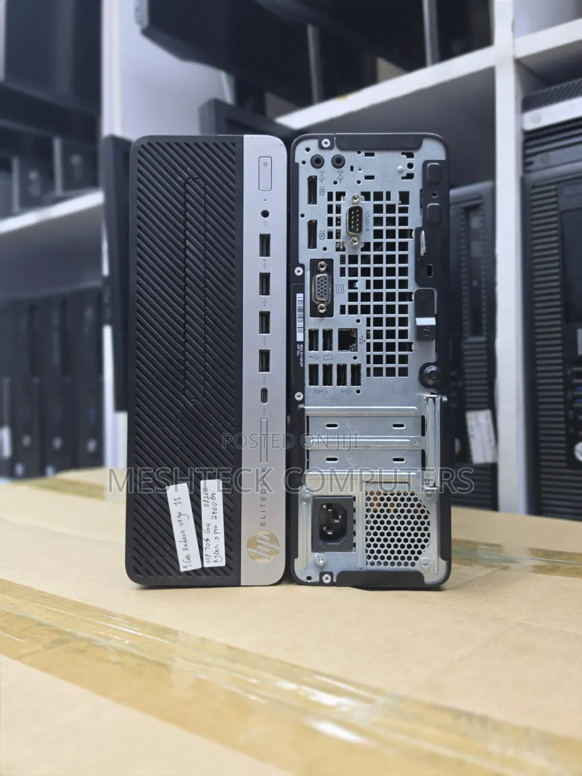 Desktop Computer HP EliteDesk 705 8GB AMD Ryzen 5 SSD 256GB