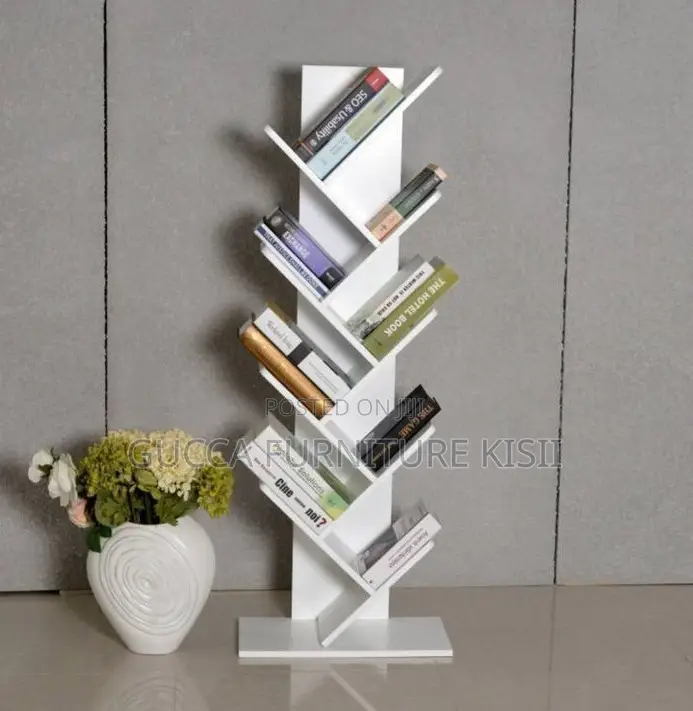 Tree Shaped Wooden Bookcase