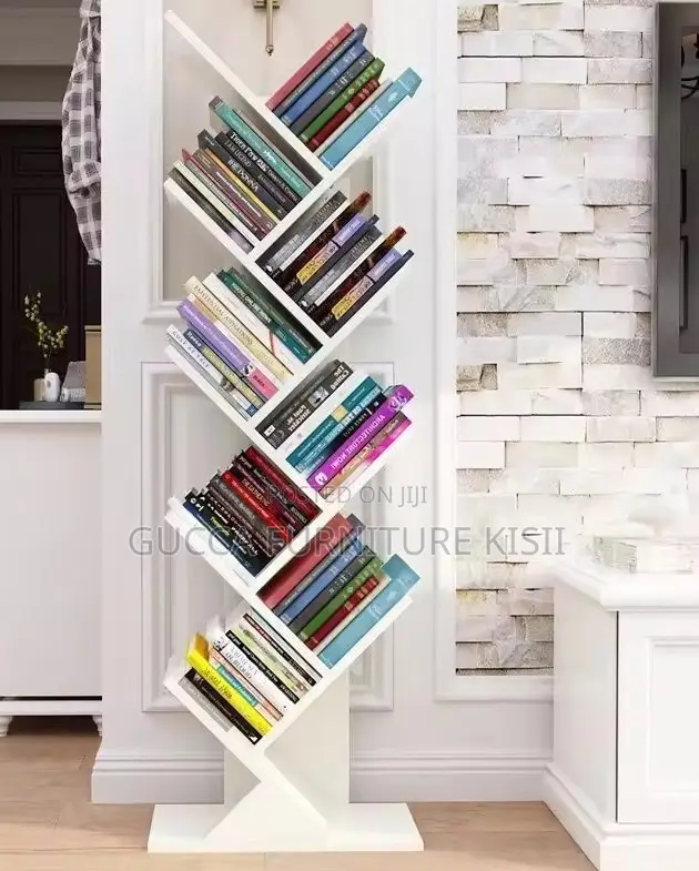 Tree Shaped Wooden Bookcase