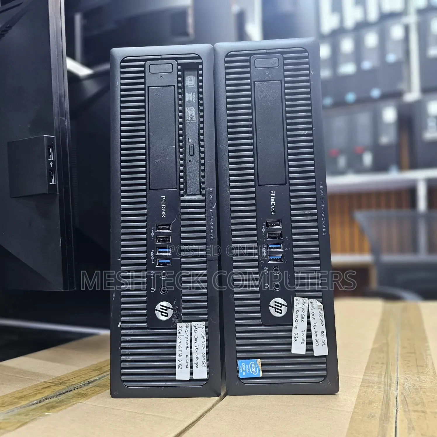 Desktop Computer HP ProDesk 600 G1 8GB Intel Core i5 HDD 500GB