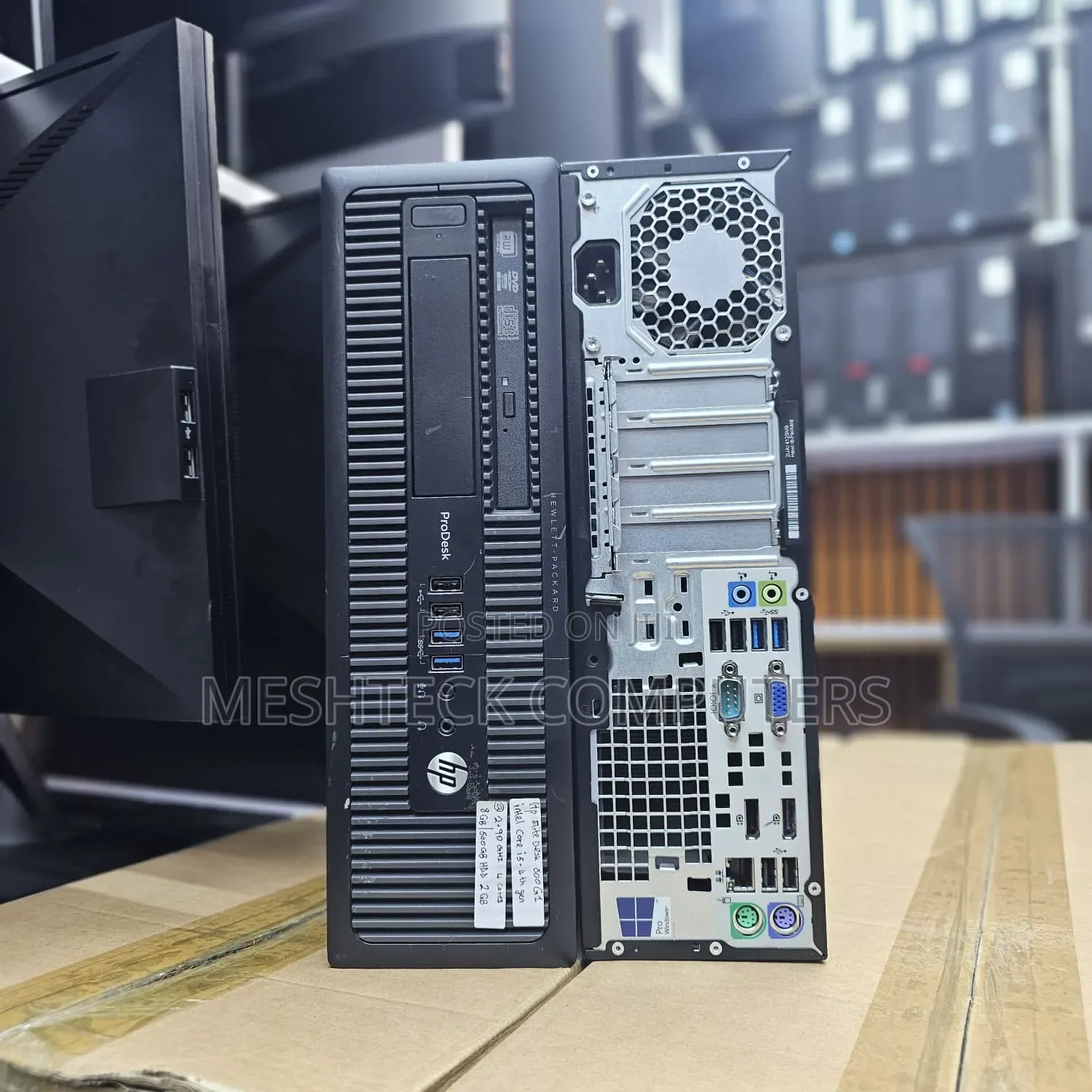 Desktop Computer HP ProDesk 600 G1 8GB Intel Core i5 HDD 500GB