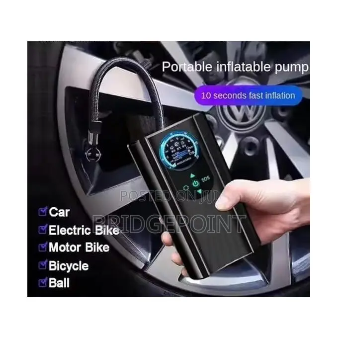 12V Portable Tire Inflator Air Compressor 150PSI 120W Car Air Pump