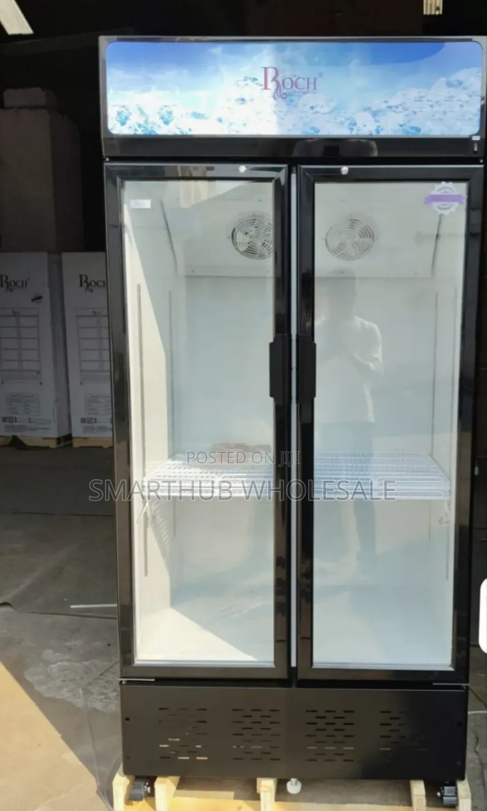 505 LITRES Roch Vertical Showcase Model RSF-680-O
