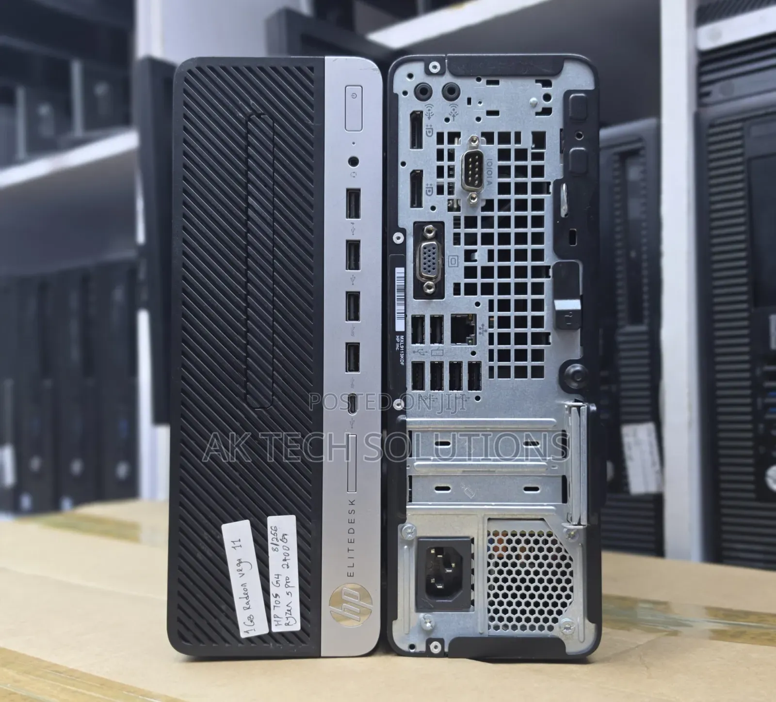 Desktop Computer HP EliteDesk 705 8GB AMD Ryzen 5 SSD 256GB