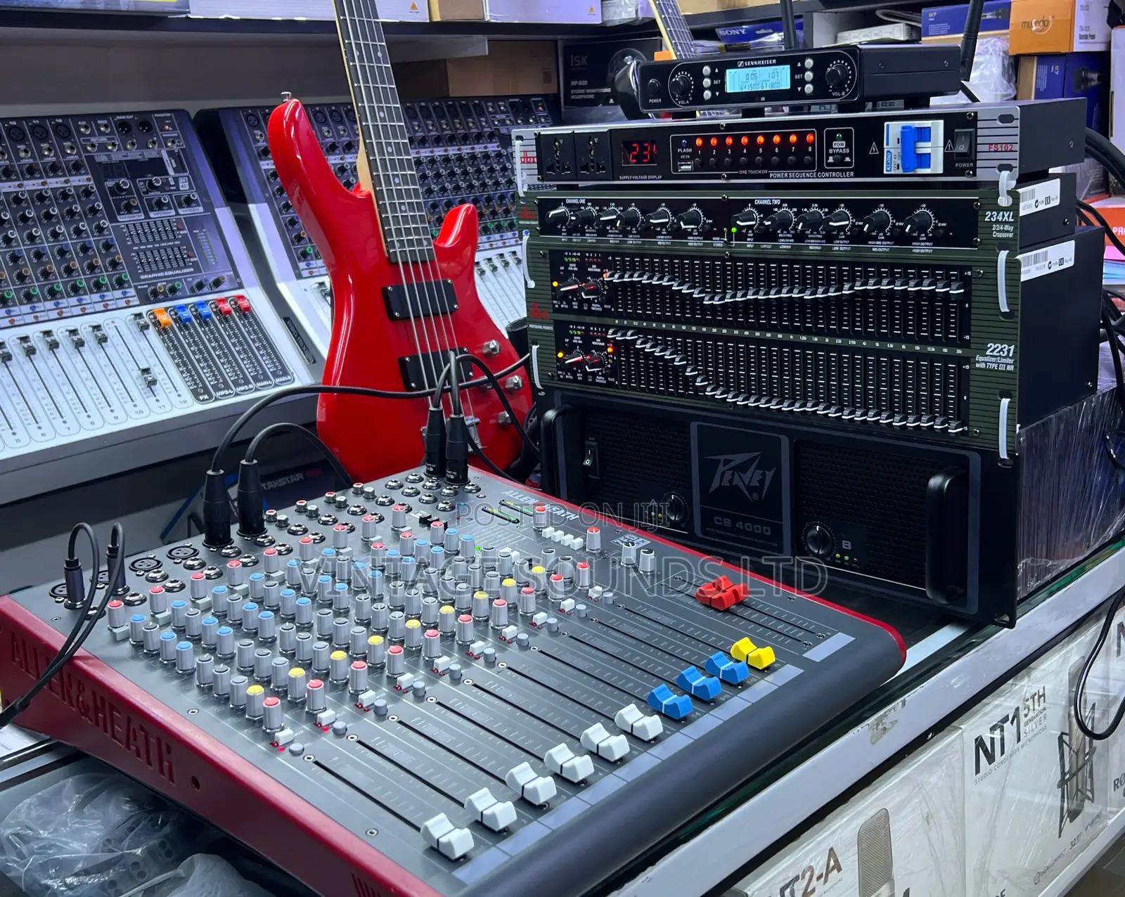 Complete Pro Sound System Setup - Peavey CS4000 Allen Heath