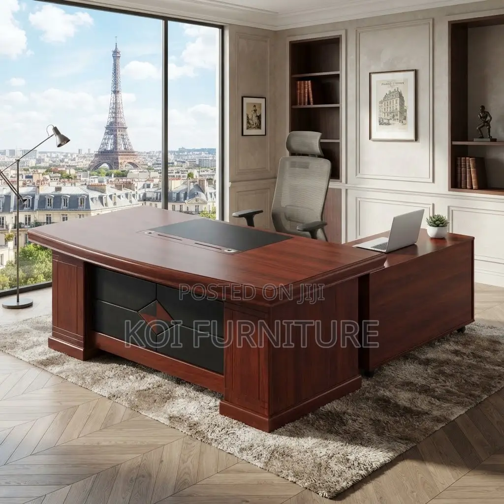 Office Desk; Mahogany 2000MM Executive CEO Office Spacious Table
