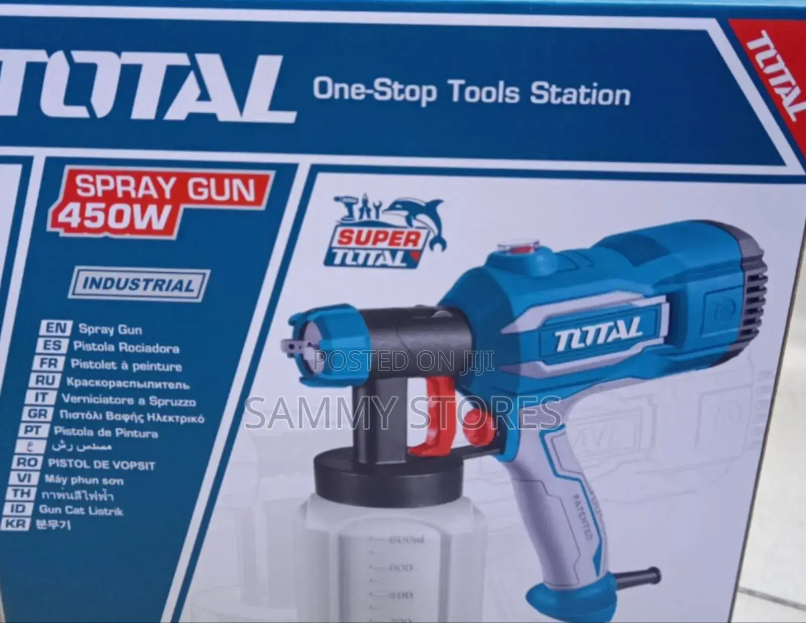 TOTAL 450W Handheld Paint Spray Gun