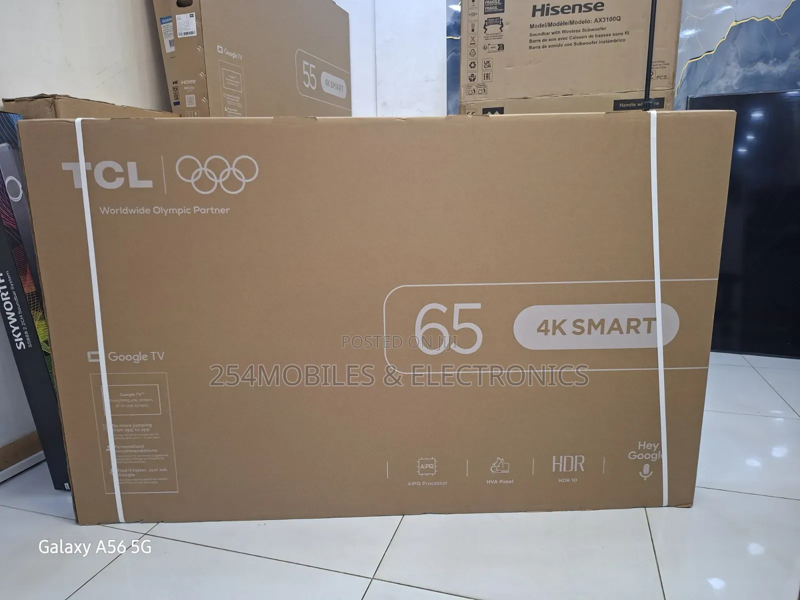 TCL V6d 65 Inch Direct Led HDR Smart TV (2026